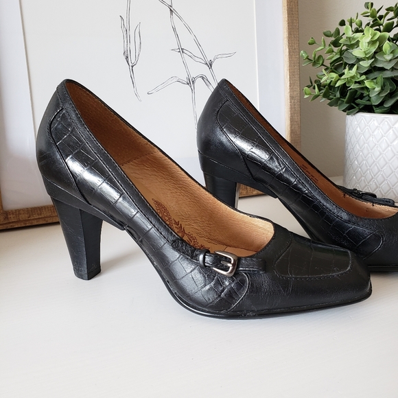 Sofft Square Toe Heels Size 6.5W - Picture 11 of 16